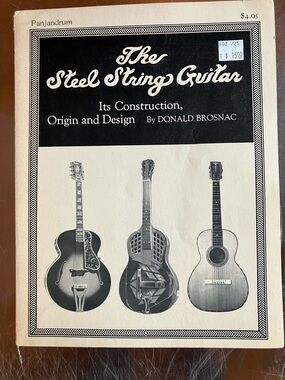 The Steel String Guitar by Donald Brosnac - Cream and Black Cover